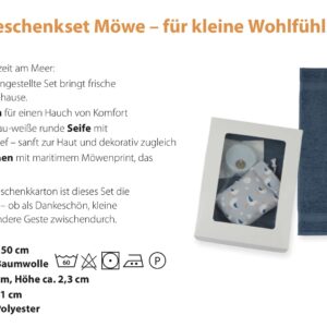 Maritimes Geschenkset Möwe