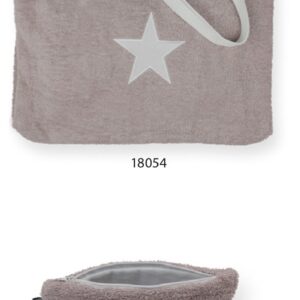 Strandtasche und Kosmetiktäschchen Frottee